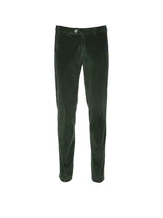 HILTL | Pantalone in velluto a coste TILO GENUA | dunkelgrün